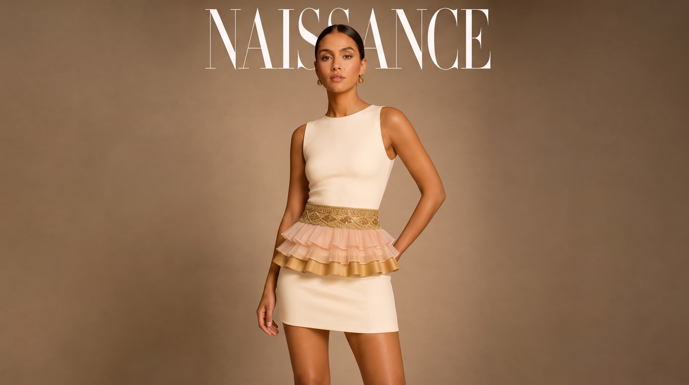 Naissance peplum belt editorial