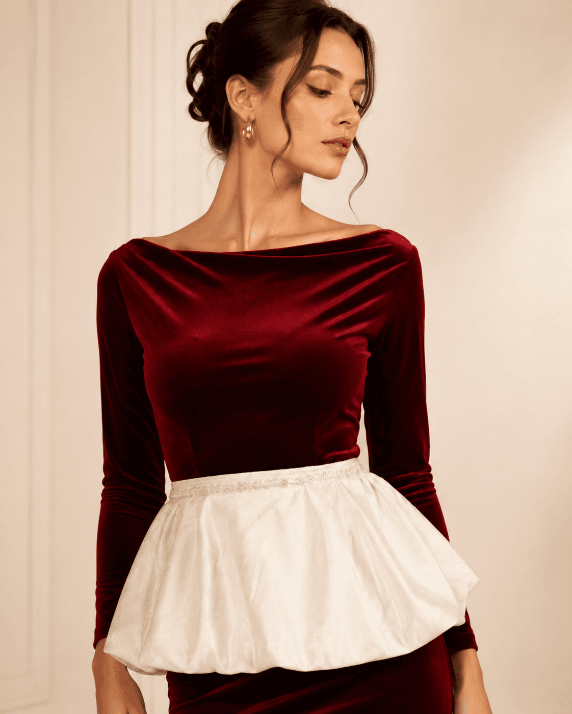 Frost Petal Peplum Belt product view